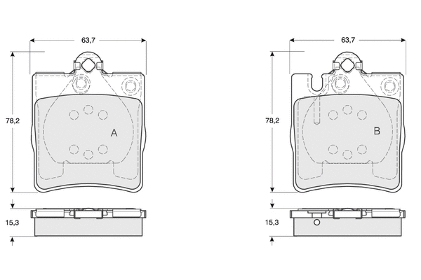 Brake Pad Set, disc brake (PF1279)