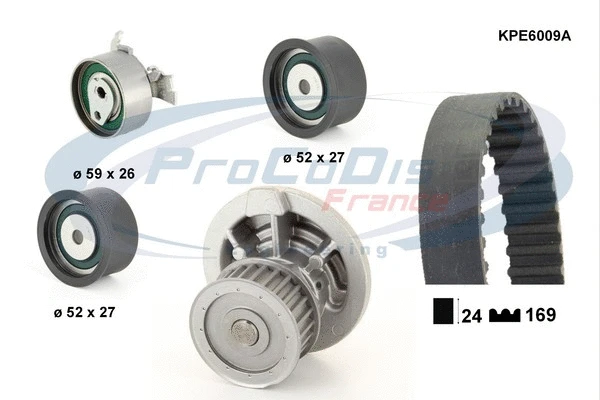 Water Pump & Timing Belt Kit (KPE6009A)