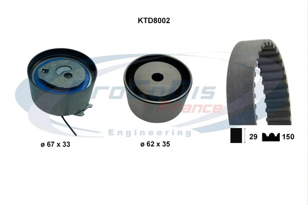 Timing Belt Kit (KTD8002)