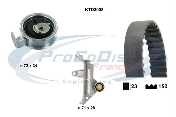 Timing Belt Kit (KTD3008)