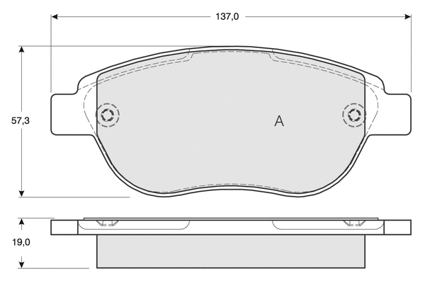 Brake Pad Set, disc brake (PF1342)