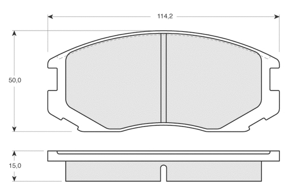 Brake Pad Set, disc brake (PF1291)