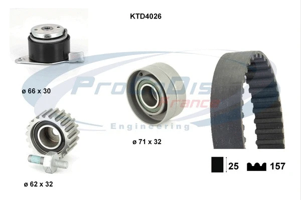 Timing Belt Kit (KTD4026)