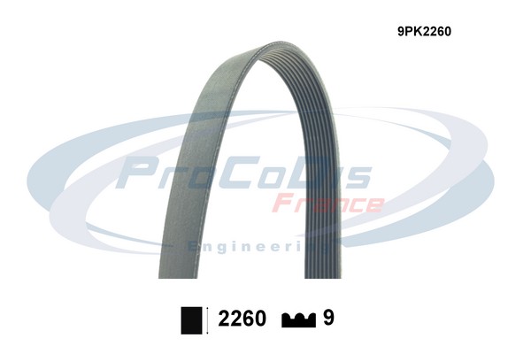 V-Ribbed Belt (9PK2260)