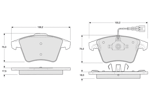 Brake Pad Set, disc brake (PF13931)