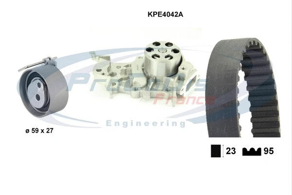 Water Pump & Timing Belt Kit (KPE4042A)