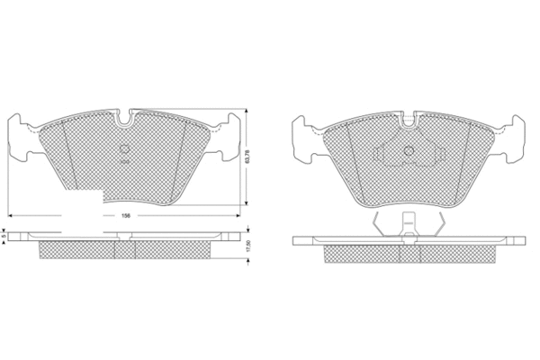 Brake Pad Set, disc brake (PF10692)
