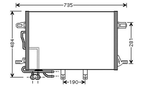 Condenser, air conditioning (30311503CP)