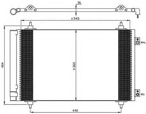 Condenser, air conditioning (30311586CP)