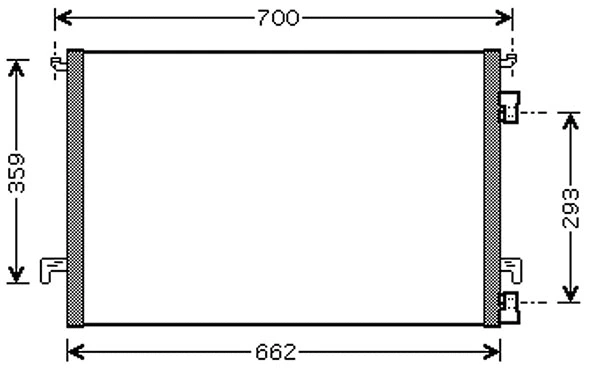 Condenser, air conditioning (30311542)
