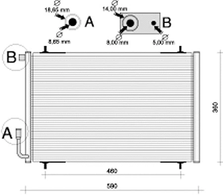 Condenser, air conditioning (30311329CP)
