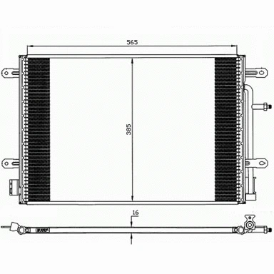 Condenser, air conditioning (30311521CP)