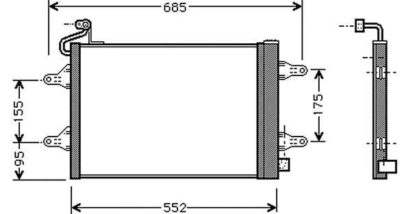 Condenser, air conditioning (30311437CP)