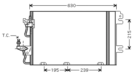 Condenser, air conditioning (30311505CP)