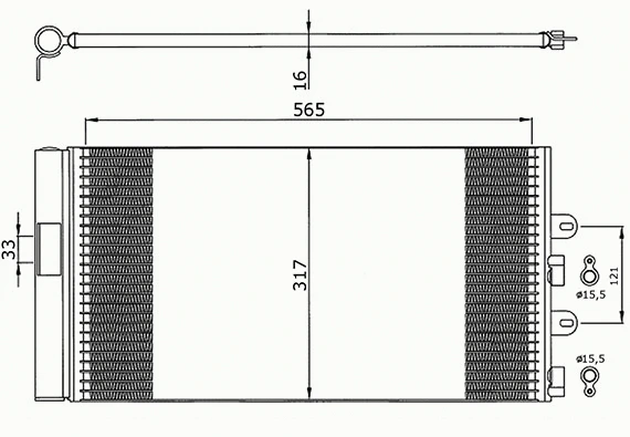 Condenser, air conditioning (30311551CP)