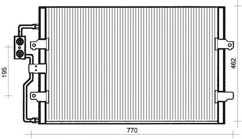 Condenser, air conditioning (30311233CP)