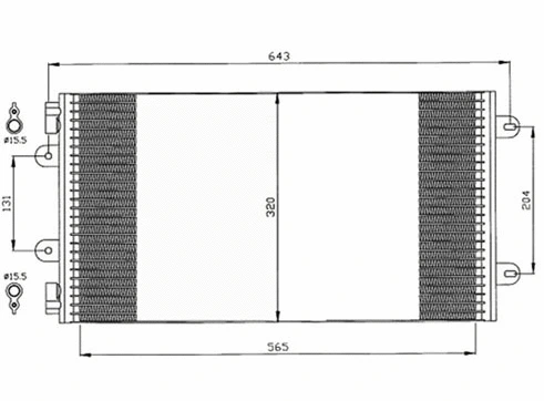Condenser, air conditioning (30311395)
