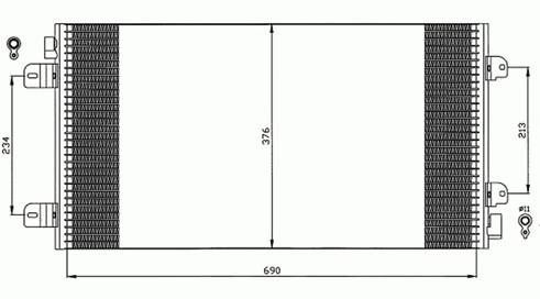 Condenser, air conditioning (30311541CP)