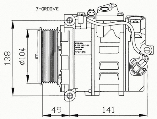 Compressor, air conditioning