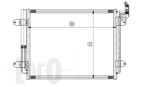 Condenser, air conditioning (053-016-0030)