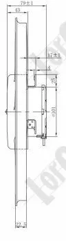 Fan, engine cooling (037-014-0013)