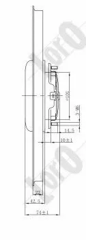 Fan, engine cooling (037-014-0008)