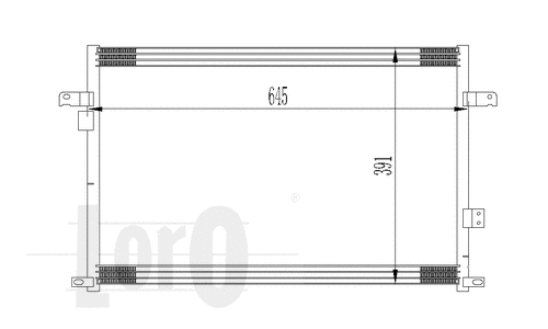 Condenser, air conditioning (011-016-0003)