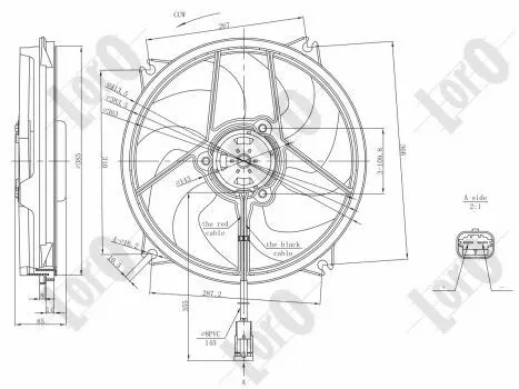 Fan, engine cooling (038-014-0002)