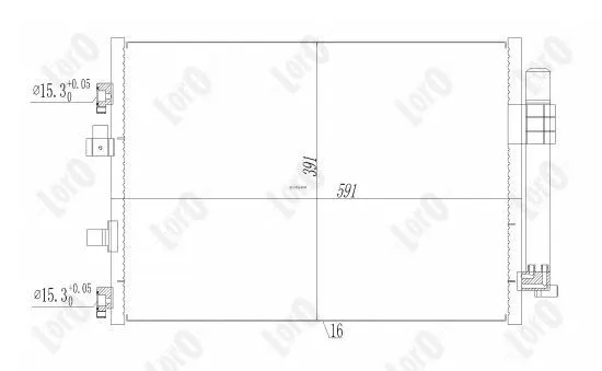 Condenser, air conditioning (017-016-0030)