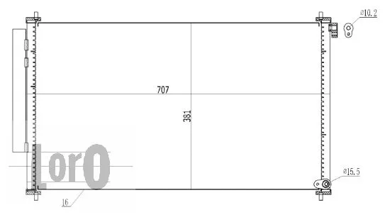 Condenser, air conditioning (018-016-0024)