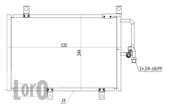 Condenser, air conditioning (002-016-0006)