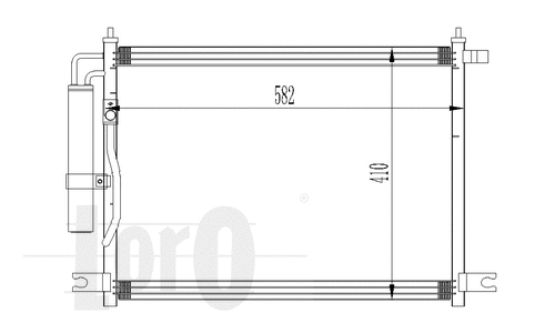 Condenser, air conditioning (011-016-0002)