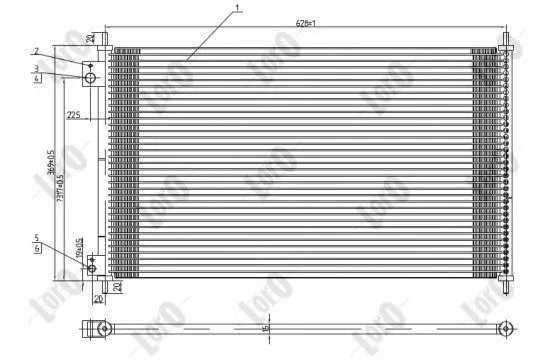 Condenser, air conditioning (018-016-0029)