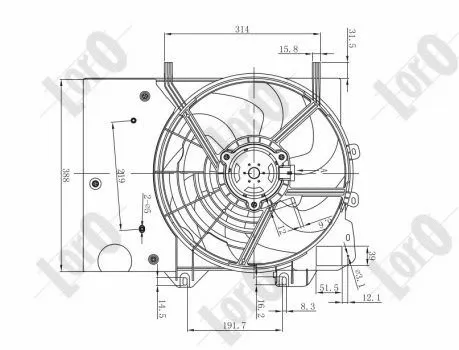 Fan, engine cooling