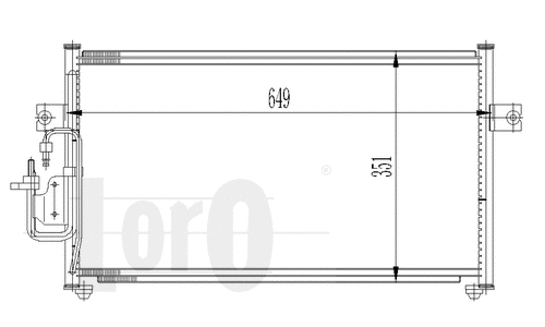 Condenser, air conditioning (019-016-0008)