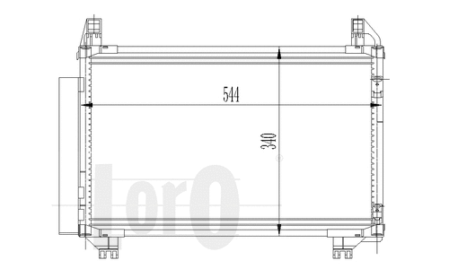 Condenser, air conditioning (051-016-0020)