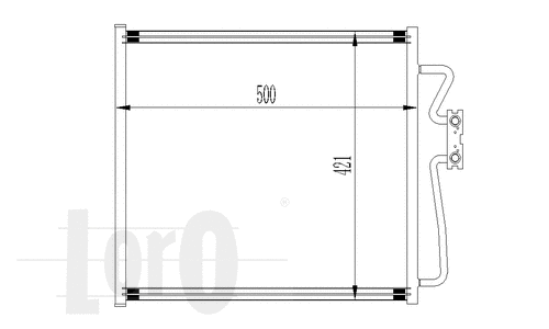 Condenser, air conditioning (004-016-0017)