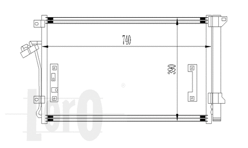 Condenser, air conditioning (003-016-0020)