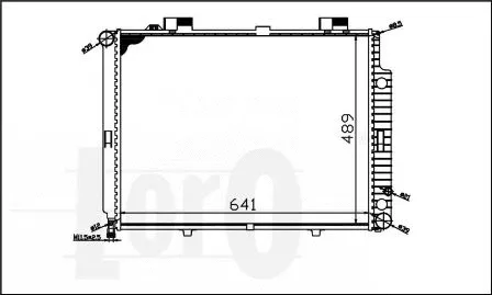 Radiator, engine cooling (054-017-0010)