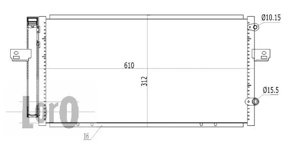 Condenser, air conditioning (043-016-0003)