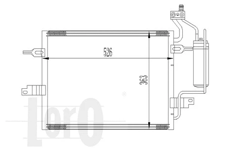 Condenser, air conditioning (037-016-0031)