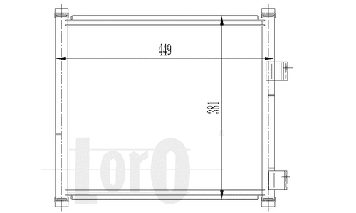Condenser, air conditioning (017-016-0020)