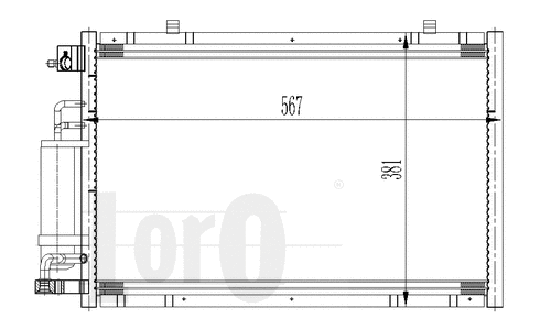 Condenser, air conditioning (017-016-0026)