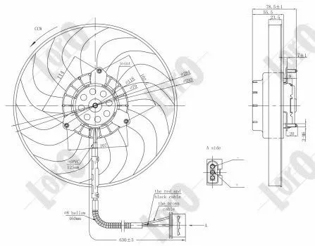 Fan, engine cooling (053-014-0019)