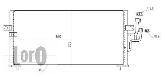 Condenser, air conditioning (033-016-0003)