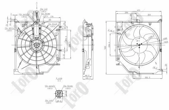 Fan, engine cooling (004-014-0001)