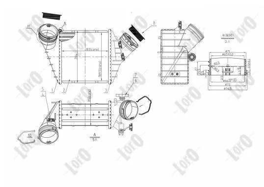 Charge Air Cooler (053-018-0015)