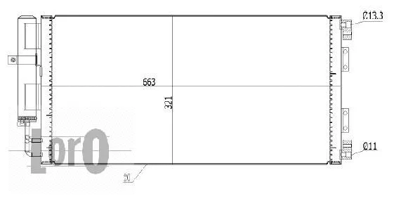 Condenser, air conditioning (027-016-0002)