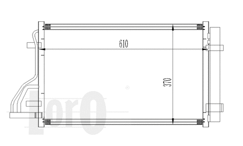 Condenser, air conditioning (019-016-0009)