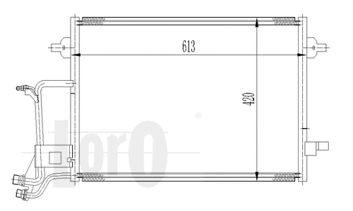 Condenser, air conditioning (003-016-0009)